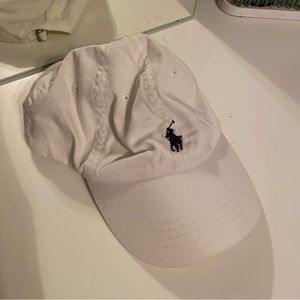White polo Ralph Lauren hat